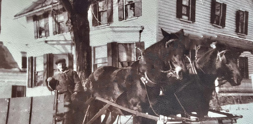 Historic photo of Salmon Falls Village